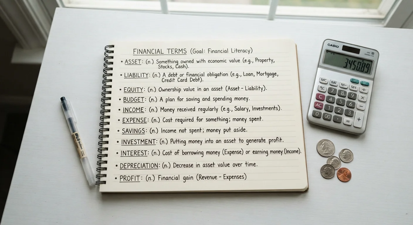 A Glossary of Everyday Savings and Debt Terms