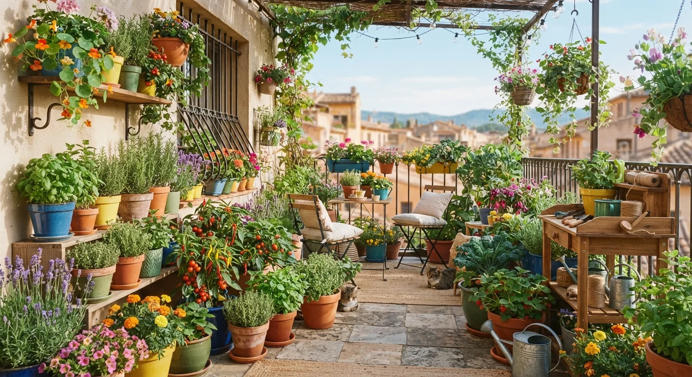 Container Gardening: Growing Herbs, Flowers, and Vegetables in Small Spaces