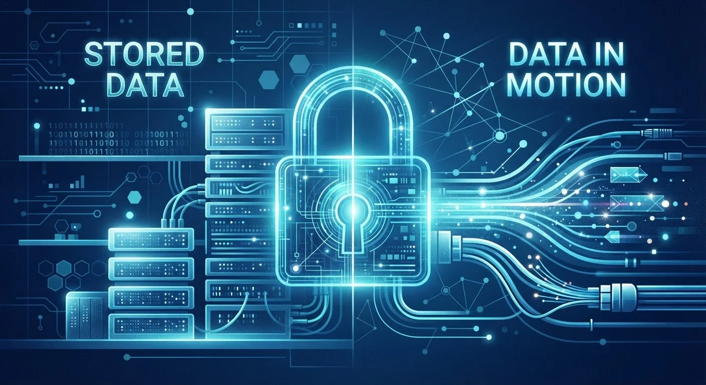 Encryption at Rest vs. Encryption in Transit