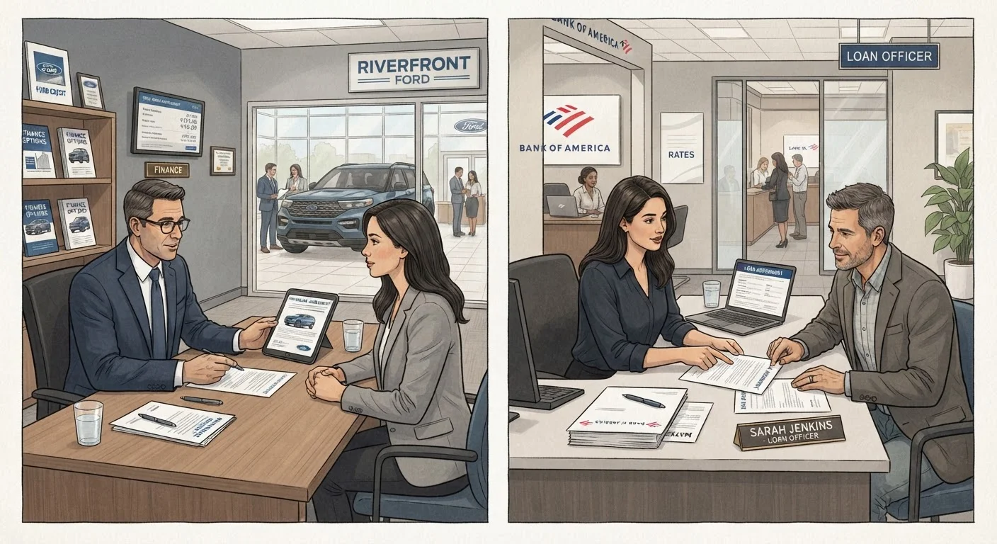 Financing a Car Through a Dealer vs. a Bank or Credit Union