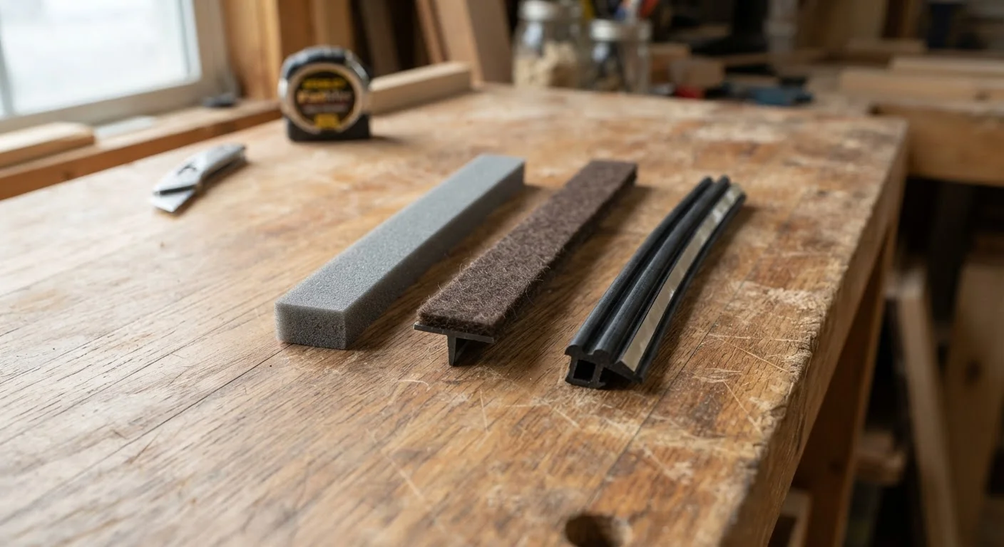 Foam, Felt, or Rubber: Choosing the Right Weatherstripping Material