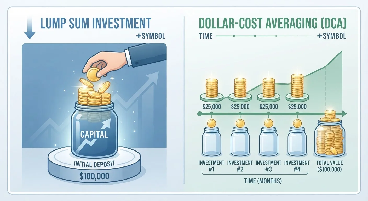 Lump-Sum Investing vs Drip-Feeding Money In Over Time