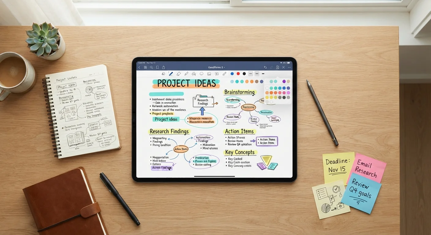 Note-Taking Apps Compared: Matching Features to How You Actually Think