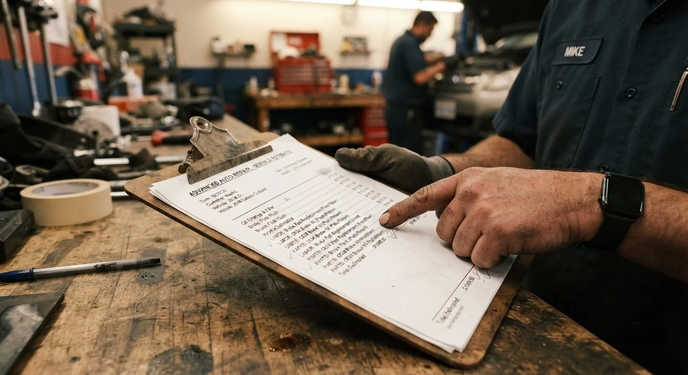 Reading a Mechanic's Estimate Without Getting Lost