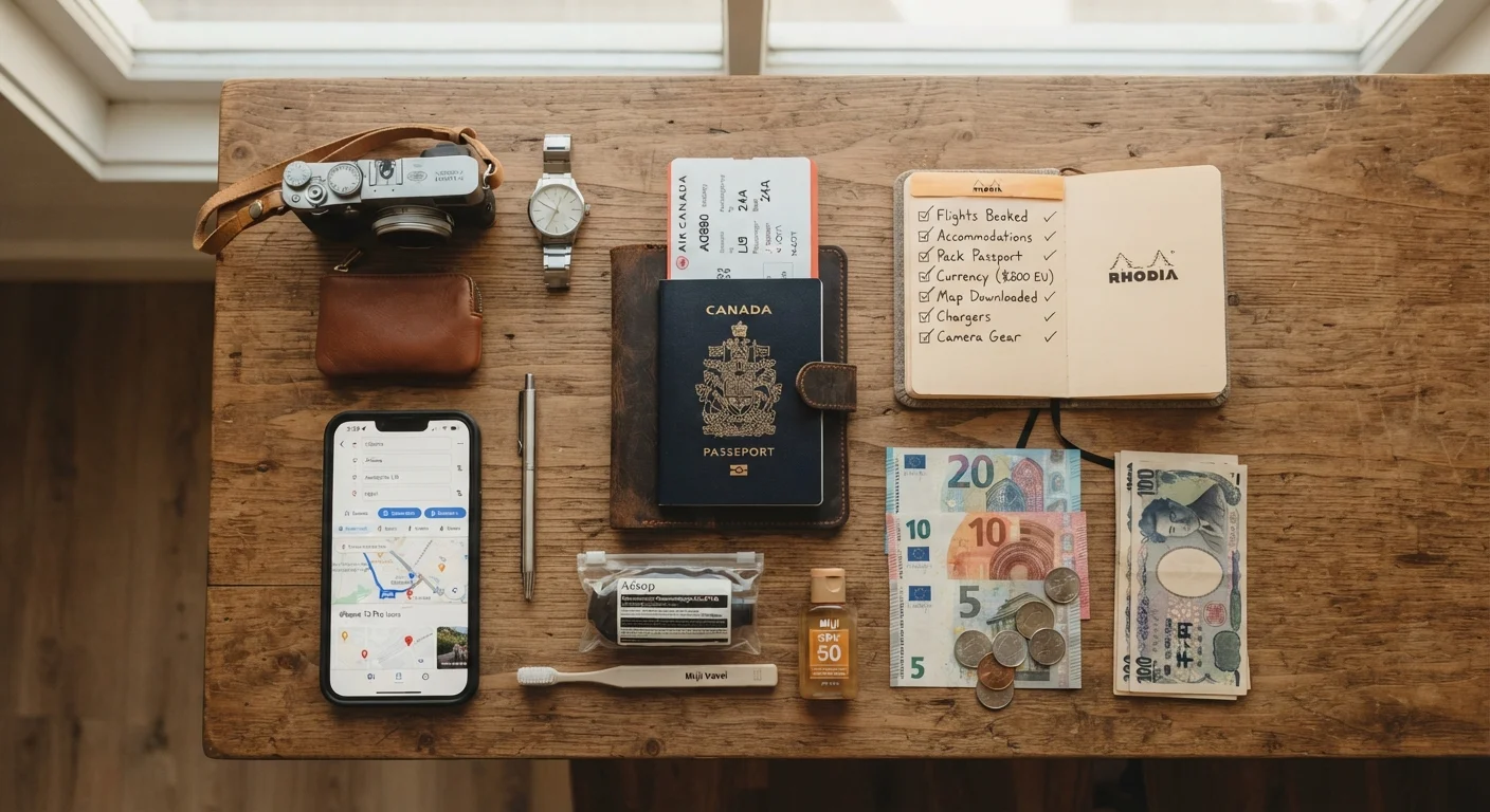 Your Pre-Travel Checklist: Everything to Confirm Before You Leave Home